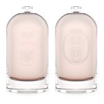 A pair of bottles with low vs. high visual complexity engraving (© Verescence / Mind Insights)